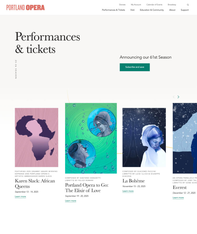 Performances, Shows & Exhibitions